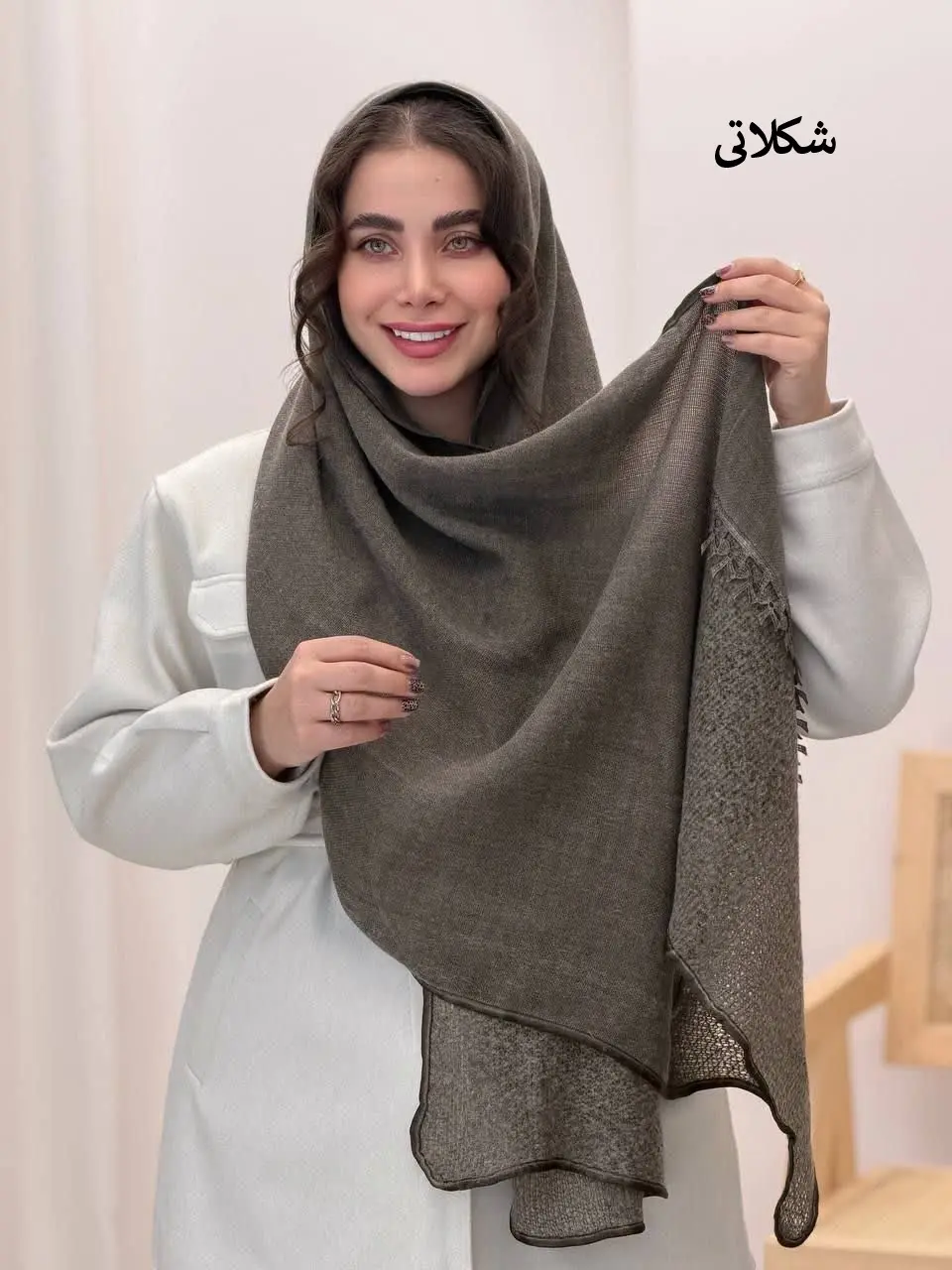 3732-شال پاییزه پاپیون